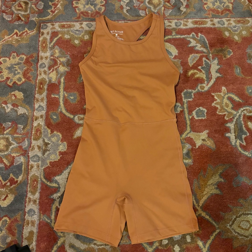 SET Active Brown/Tan Sleeveless Romper
